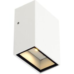 SLV QUAD, applique extérieure, blanc, LED, 4,6W, 3000K, IP44 - Lampes sur pied, murales et de plafond (extérieur)