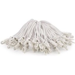 Riggatec Spannfix 4mm blanc 20cm 50 pcs. - Cordons élastiques-Spannfix