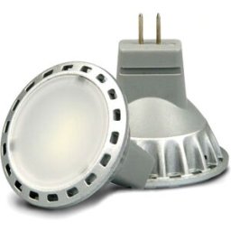 ISOLED Ampoule LED MR11 2W diffuse, 120°, blanc chaud - Lampes LED socle G4