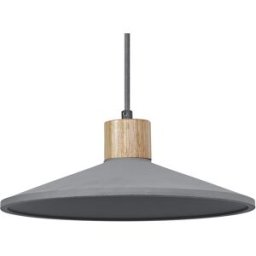 LEDVANCE Decor Concrete Wood Suspension 320 mm E27 Gris foncé - Lampes pendulaires