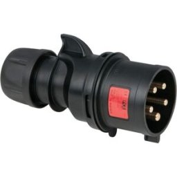 PCE CEE 32A 400V 5p Plug Male - Noir, Turbo Twist, IP44 - Connecteurs CEE