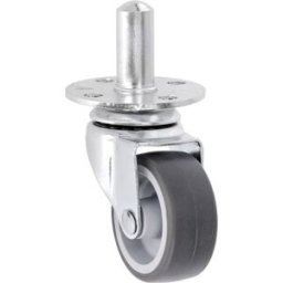 Adam Hall Hardware 37050 - Jeu de quatre roulettes Plug-In de 50 mm avec douille de fixation - Roulettes
