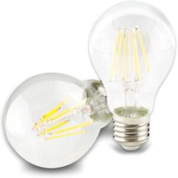 ISOLED Ampoule LED E27, 5W, transparent, blanc chaud, gradable - Lampes LED socle E27