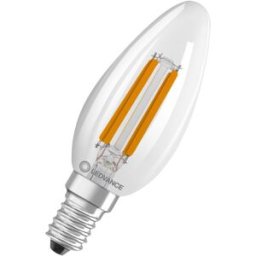 LEDVANCE LED CLASSIC B ENERGY EFFICIENCY B S 2.5W 827 Clear E14 - Lampes LED socle E14