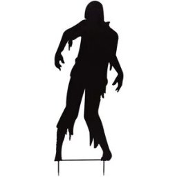 EUROPALMS Silhouette métal homme zombie, 135cm - Décoration Halloween