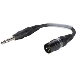 SOMMER CABLE Câble adaptateur XLR(M)/Jack stéréo 0.15m bk - Câbles Adaptateurs