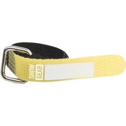 SHOWGEAR Fixation auto-agrippante 120 x 10 mm - Jaune - Lot de 10 - Accessoires divers