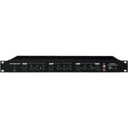 MONACOR VMX-440/SW Table de mixage 4 canaux micro ligne - Installation tables de mixage
