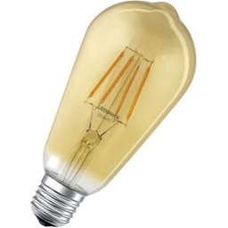 LEDVANCE Ampoule LED E27 blanc chaud 2400 K 6 W (ex 55 W Ampoule SMART+ Filament Edison - Lampes LED socle E27