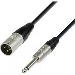 Adam Hall Cables 4 STAR MMP 1000 - Câble Micro REAN XLR mâle vers Jack 6,35 mm mono 10 m - Câbles asymétriques