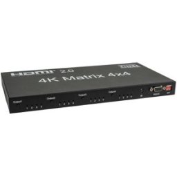 DMT VT101 - Matrice HDMI 4x4 4 entrées / 4 sorties Commutateur HDMI routable avec télécommande - Systèmes vidéo LED