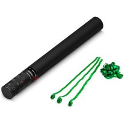 MagicFX Canon à banderoles à manivelle Magic FX, 50 cm - Vert foncé - Canons serpentins manuels