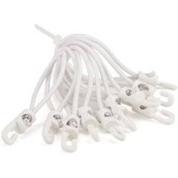 Riggatec Spannfix 4mm blanc 13cm 10 pcs. - Cordons élastiques-Spannfix