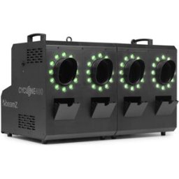 Machine à fumée et à bulles beamZ Cyclone400 avec LED RGBW - Machines à bulles