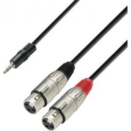 Adam Hall Cables K3 YWFF 0100 - Câble audio connecteur jack stéréo - Câbles Y