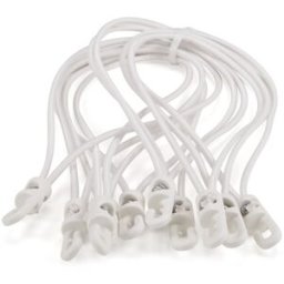 Riggatec Spannfix 4mm blanc 27cm 10 pcs. - Cordons élastiques-Spannfix