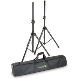 Gravity SS 5211 B SET 1 - Set Pieds d'Enceinte et sac de transport - Pieds pour enceintes