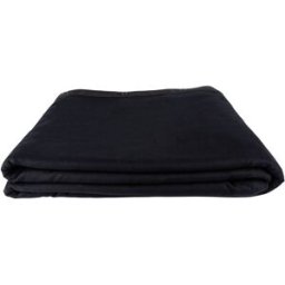 Toile de fond WENTEX Stagemolton 320 g/m² 4 m, 6 m Noir - 600 x 400 cm (L x H) - non plissée - Tissus et filets