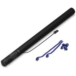 MagicFX Canon à banderoles électrique Magic FX PRO 80 cm - Bleu foncé - Canons serpentins électriques