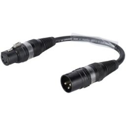 SOMMER CABLE Câble adaptateur 3 broches XLR(M)/5 broches XLR(F) bk - Câbles Adaptateurs