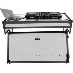 UDG Ultimate Flight Case Table DJ Portable Z-Style Plus (Roulettes) Blanc - Tables & Supports DJ