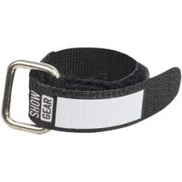 SHOWGEAR Fixation auto-agrippante 120 x 10 mm - Noir - Lot de 10 - Accessoires divers