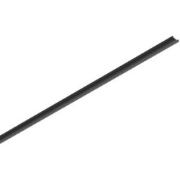 SLV 48V TRACK, diffuseur, 26 mm, pour rail encastré et en saillie profond, 2 m, noir - 3 phases électrique rail 48V