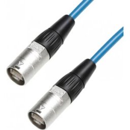 Adam Hall Cables 4 STAR CAT5 1000 - Câble Cat5e RJ 45 vers RJ 45 10 m - Cat.5e câbles avec etherCON et boîtier