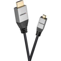 celexon Câble HDMI vers Micro HDMI avec Ethernet - 2.0a/b 4K 2,0m - Professional Line - Câbles HDMI