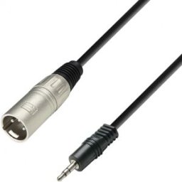 Adam Hall Cables 3 STAR BWM 0300 - Câble audio à connecteur jack stéréo 3,5 mm sur connecteur - Câbles symétriques