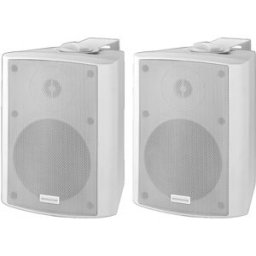 MONACOR MKA-50SET/WS Système actif d'enceintes stéréo 2 voies, 2 x 20 W - Enceintes actives