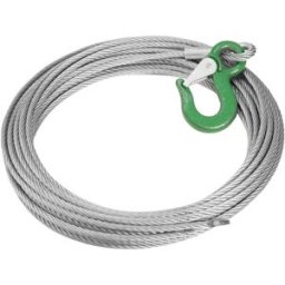 Accessory Tour ACCESSOIRES Câble d'acier 8mm avec colliers de serrage - Élingues