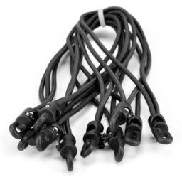 Riggatec Spannfix 4mm noir 27cm 10 pcs. - Cordons élastiques-Spannfix