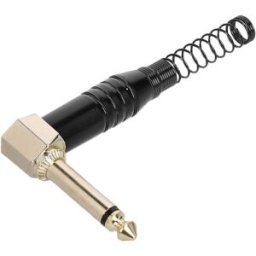 Adam Hall Connectors 4 STAR C JM2 A BLK - Jack TS angled plug - Connecteurs Jack