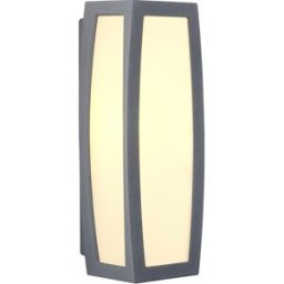 SLV MERIDIAN BOX, applique extérieure, diffuseur opalescent, anthracite, E27, 25W max, IP54 - Lampes murales et de plafond