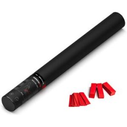 MagicFX Canon à confettis manuel Magic FX, 50 cm - Rouge - Canons à confettis manuels