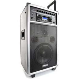Vonyx ST100 MK2 Système de sonorisation portable 8" BT/CD/MP3/UHF - Haut-parleur actif sans fil