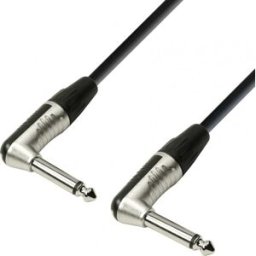Adam Hall Cables 4 STAR IRR 0090 - Câble Instrument REAN Jack 6,35 mm coudé mono vers Jack 6,35 - Câbles de raccordement pour pédalier