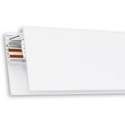 ISOLED Track48 rail apparent, blanc, 300cm, 4 pôles, incl. embouts de finition et diffuseur de - 3 phases électrique rail 48V