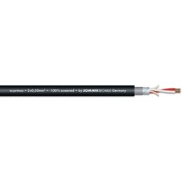 SOMMER CABLE Câble de microphone 2x0.50 100m bk SC-Primus FRNC - Câbles pour microphones