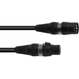 SOMMER CABLE Câble DMX XLR 3pin 25m bk Hicon - Câbles XLR 3 pol