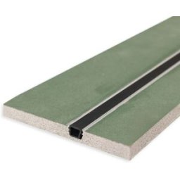 ISOLED Plaster 10 One Plaque de plâtre pour pièces humides 12,5mm, avec insert profilé et - Profilés LED et profilés encastrés