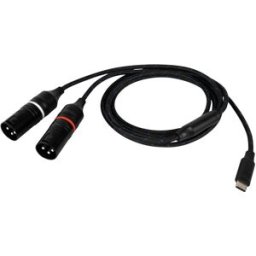 DAP-Audio FL115 - Câble USB-C vers 2 connecteurs XLR/M 3 broches à isolation galvanique, 0,75 m - Câbles USB