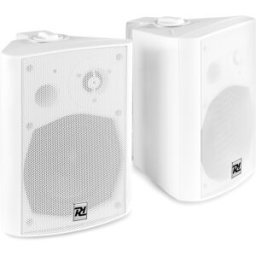 Power Dynamics DS65MW Ensemble d'enceintes actives avec lecteur multimédia 6,5" 125W blanc - Enceintes actives
