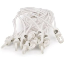 Riggatec Spannfix 4mm blanc 20cm 10 pcs. - Cordons élastiques-Spannfix