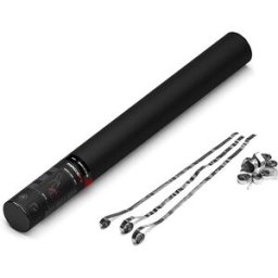 MagicFX Canon à banderoles manuel Magic FX, 50 cm - Argent métallisé - Canons serpentins manuels