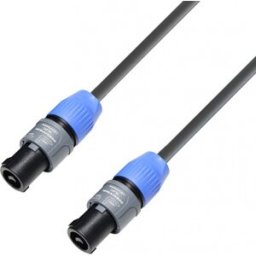 Adam Hall Cables 5 STAR S225 SS 1500 - Câble Enceinte 2 x 2,5 mm² Neutrik Speakon 2 Points vers - Câbles 4 pôles Neutrik speakON® et câbles pour...