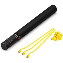 MagicFX Canon à banderoles manuel Magic FX, 50 cm - Jaune - Canons serpentins manuels
