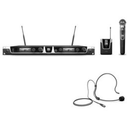LD Systems U518 HBH 2 - Système de Micro sans Fil avec Émetteur Ceinture, Micro Serre-tête et - Systèmes d’émetteurs portatifs