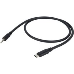 DAP-Audio FL113 - Câble USB-C vers mini-jack stéréo 1,5 m - Câbles Adaptateurs
